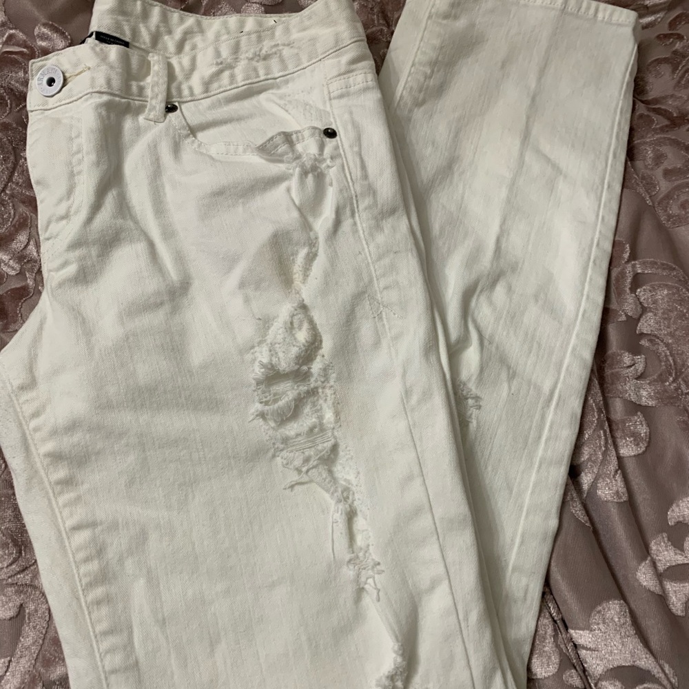 A/X white jeans